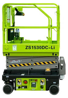 A ZOOMLION ZS1530DC scissor lift, from ZOOMLION’s North American catalogue