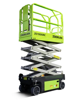 A ZOOMLION ZS1930AC/AC-Li scissor lift, from ZOOMLION’s North American catalogue