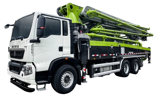A ZOOMLION 47X-5RZ truck-mounted concrete pump, from ZOOMLION’s North American catalogue