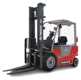 A ZOOMLION FB35H electric forklift, from ZOOMLION’s North American catalogue