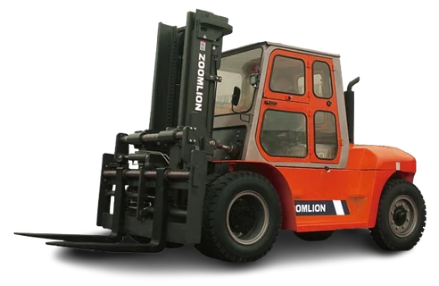 A ZOOMLION FD80Z diesel forklift, from ZOOMLION’s North American catalogue