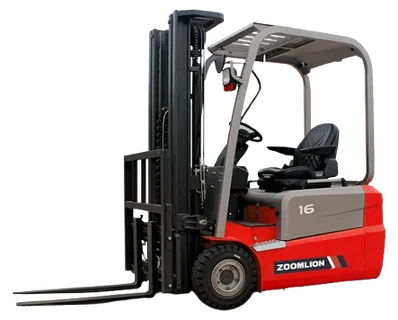 A ZOOMLION FE16H electric forklift, from ZOOMLION’s North American catalogue