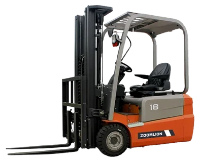 A ZOOMLION FE18H electric forklift, from ZOOMLION’s North American catalogue