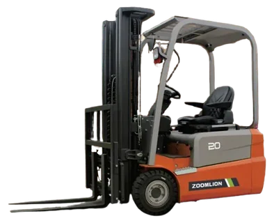A ZOOMLION FE20H electric forklift, from ZOOMLION’s North American catalogue