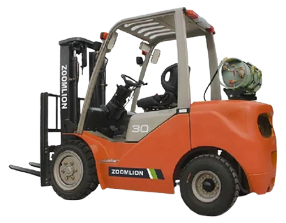 A ZOOMLION FG30H LPG forklift, from ZOOMLION’s North American catalogue
