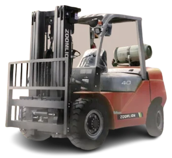 A ZOOMLION FL-L40 LPG forklift, from ZOOMLION’s North American catalogue