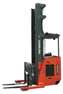 A ZOOMLION YB16R reach truck, from ZOOMLION’s North American catalogue