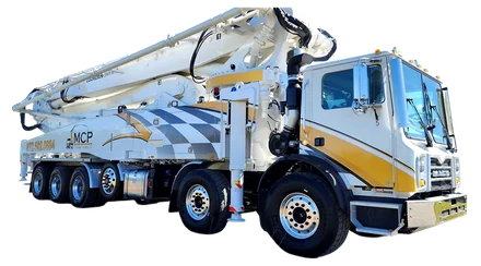A ZOOMLION 56X-6RZ truck-mounted concrete pump, from ZOOMLION’s North American catalogue