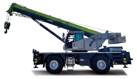 A ZOOMLION ZRT450V442A rough-terrain crane, from ZOOMLION’s North American catalogue